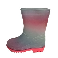 Kids gradual change pvc rain boot