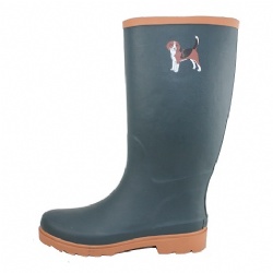 Lady hot sale rubber rain boot