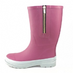 Lady customized hotsale rubber rain boot welly