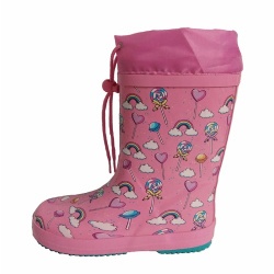 Pink  kids rubber boot