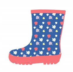 Kids customized rubber rain boot welly