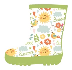 Kids OEM rubber rain boot welly