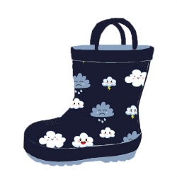 Kids rainy days rubber rain boot welly