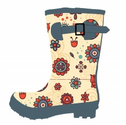 Kids hotsale rubber rain boot welly with buckle