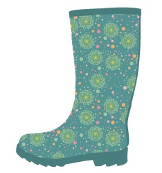 Lady hotsale long rubber rain boot welly