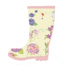 Lady hotsale rubber rain boot welly