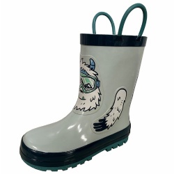 Boys grey color hunter boots