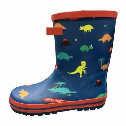 Dinosaur rubber rain boots