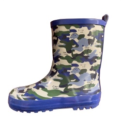 uniform rubber rain boots