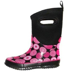 Kids waterproof neoprene rubber rain boot welly