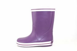 Kids hotsale purplr rubber rain boot welly