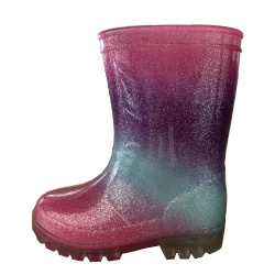 kids' colorful Waterproof pvc boots