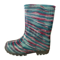 kids' colorful Waterproof pvc boots