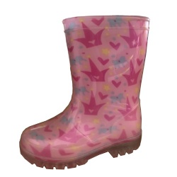 kids' pink  Pvc footwear