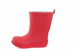 Kids customized red rubber rain boot welly