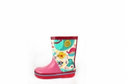 Kids waterproof rubber rain boot welly