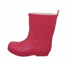 Kids high quality pink matty rubber rain boot welly