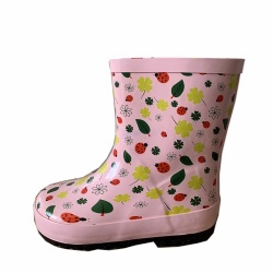 Kids colorful rubber rain boot