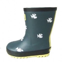 Kids high quality boy's rubber rain boot welly