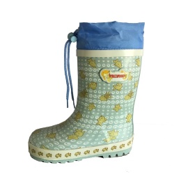 Kids customized wholesale rubber rain boot welly