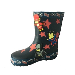 Kids customized hotsale rubber rain boot welly