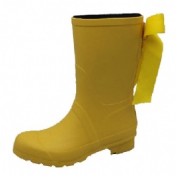 Solid color Waterproof rubber boots