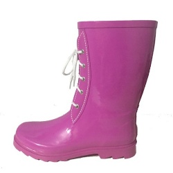 Solid color Waterproof rubber boots