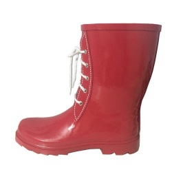 Specil lace  Waterproof rubber boots