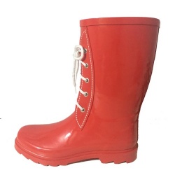 Specil lace  Waterproof rubber boots