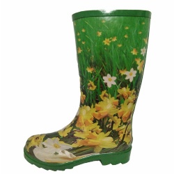 Garden flower printing footwear wear