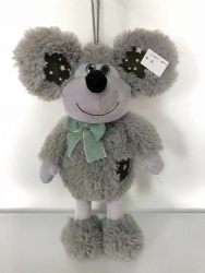 Kids grey big ears mouse furry toy