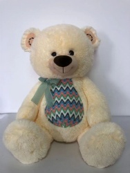 Kids cutie beige bear furry toy