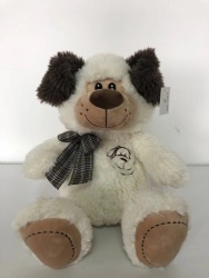 Kids cutie brown bear furry toy