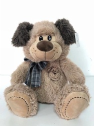 Kids cutie brown bear furry toy