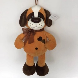 Kids cutie brown bear furry toy