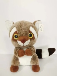 Kids cutie poor racoon furry toy